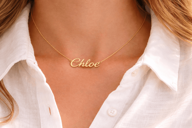 Interactive 3D Name Necklace Customizer Software